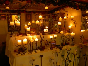 Candles everywhere
