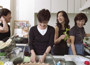 basic cooking skills women in kitchen smiling
