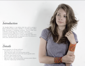 catalog marketing best practice woman with page layout