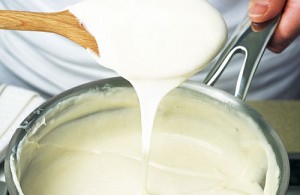 basic cooking skills pouring sauce from spoon