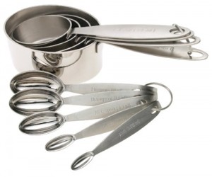 basic cooking tips measuring cups and measuring spoons