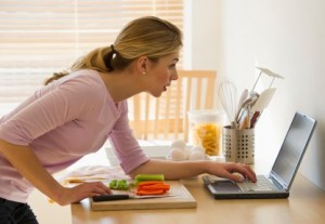 basic cooking skills woman reading recip