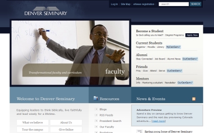 One of the top ten university websites