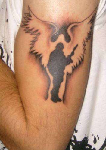 One of the top ten military tattoo designs
