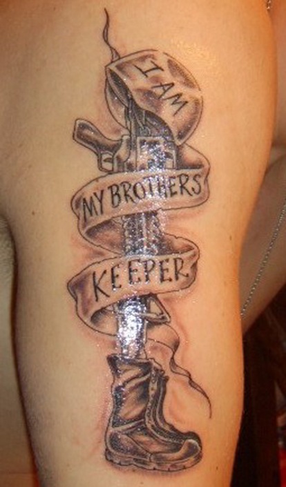 One of the top ten military tattoo designs