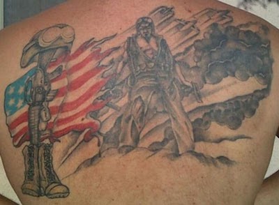 One of the top ten military tattoo designs