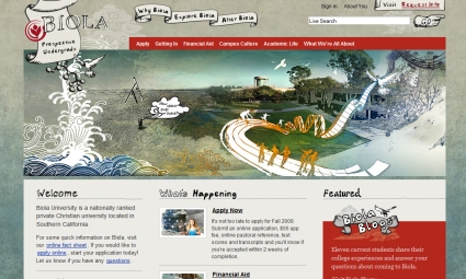 One of the top ten university websites
