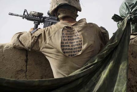 One of the top ten military tattoo designs