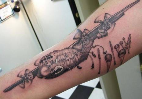 One of the top ten military tattoo designs