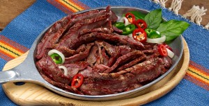 Fajitas from New Braunfels Smokehouse