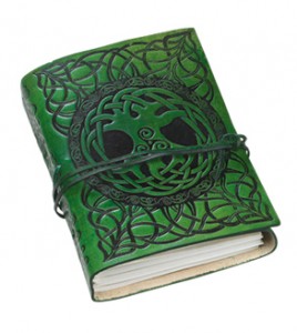 Fine leather journal with tree of life