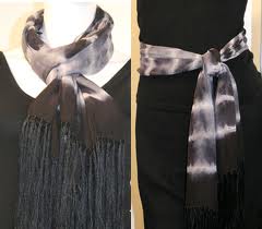 One of the top ten different ways to tie a scarf