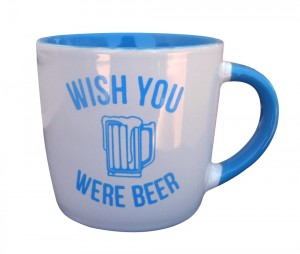 Wish you were beer mug
