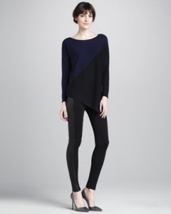 girl with black clothes and leggings