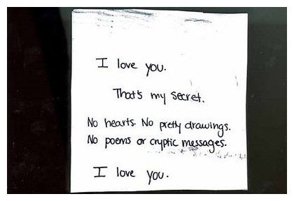 A list of the top ten romantic messages