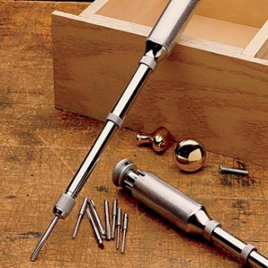 Push drill for wood drilling