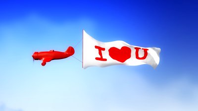 I love you banner