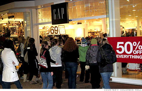 mall shoppers