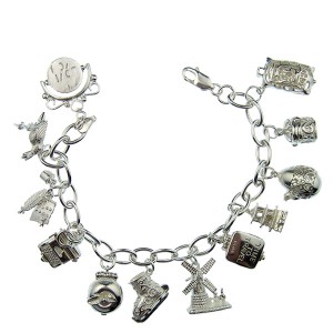 silver charm bracelet