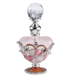 rose perfume bottle