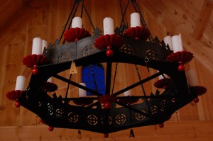 shabby chic chandelier