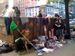 dumpster diving