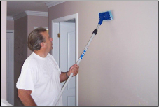 towel on broom
