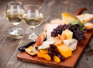 wine and cheese
