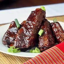 maple glazed ribs