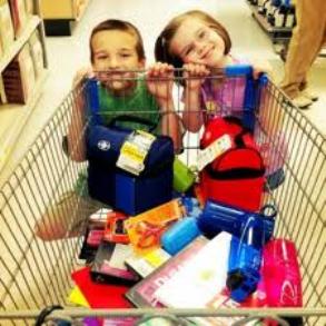 shopping with kids