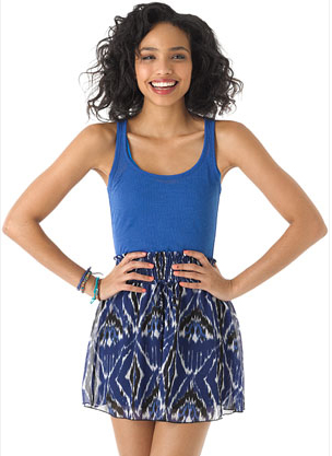 patterned skirts and shorts