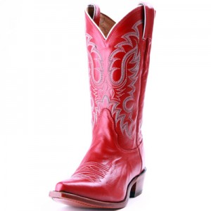red ladies cowgirl boots