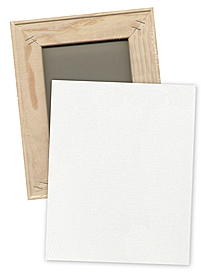 canvas and paper
