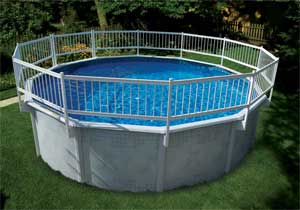 above ground swimming pool