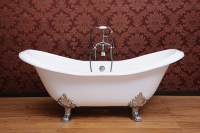 DECOR SUITE Cast iron clawfoot tub
