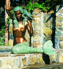 mermaid fountain