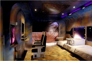 Space themed bedroom