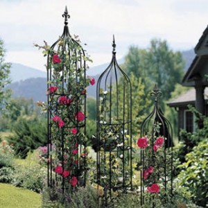 best of flower beds trellis