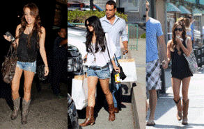 celebrities in cowboy boots