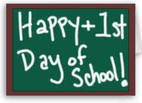 first day of school