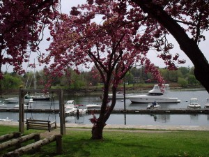 boats on the water in mararoneck new york