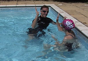 swim with buddy