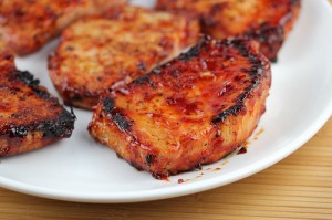 garlic pork chops