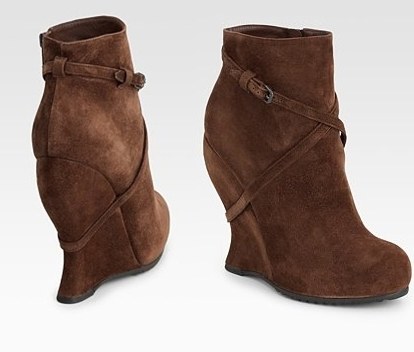 chunky wedge heels
