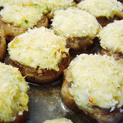 Crab Stuffed Mushroom Caps