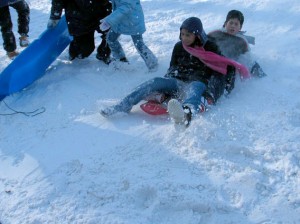Sledding
