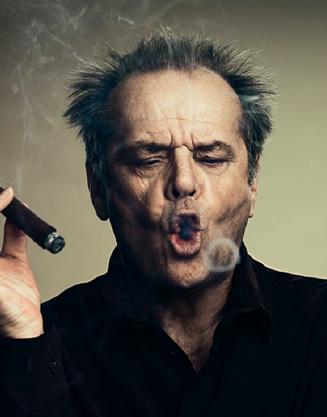 Jack-Nicholson cigar-smoking hunk