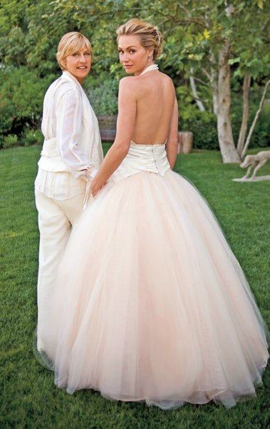 Portia De Rossi and Ellen DeGeneres