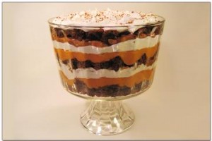Pumpkin Gingerbread Trifle