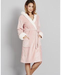 pink robe